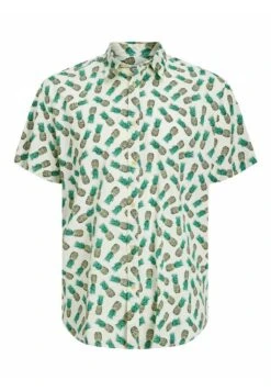 Jack & Jones Plus Size Kurzarm KlassischeCamiciaIsland Green Uomo Camicie JA222D2J8-M11
