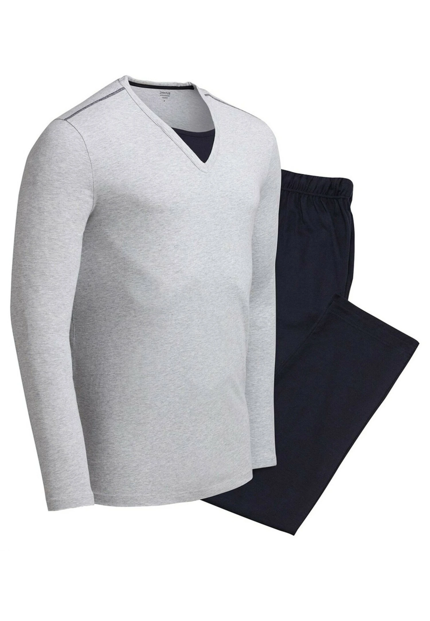 Cotton OrganicPigiamaGris / Argent Uomo Per La Notte IM682M007-C11 6 Cotton OrganicPigiamaGris / Argent Uomo Per La Notte IM682M007-C11 - immagine 4