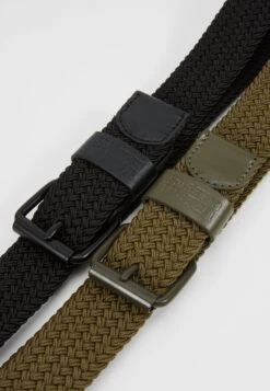 URBAN CLASSICS Elastic Belt 2 Pack - Cintura Intrecciata - Black/Olive 10 URBAN CLASSICS Elastic Belt 2 Pack - Cintura Intrecciata - Black/Olive -Negozio Di Abbigliamento Zalando 71eb6748f5c04e0f9df3d0058aa1895f