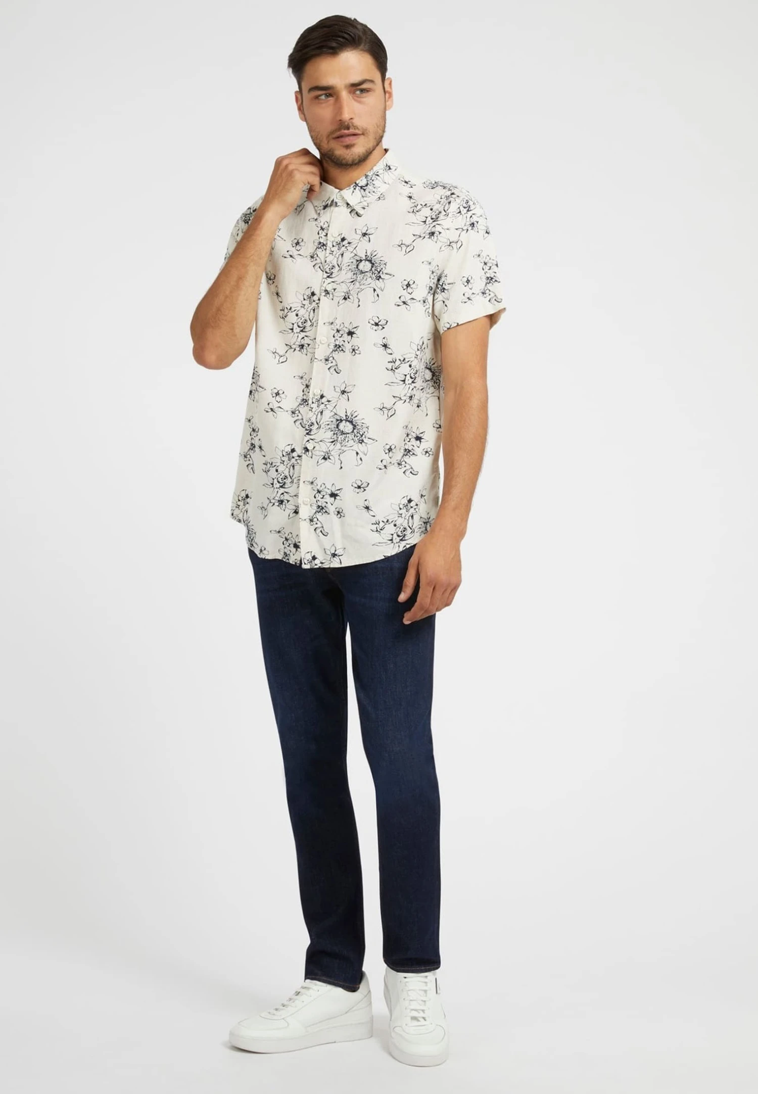 Guess Camicia - Mehrfarbig Weiß 4 Guess Camicia - Mehrfarbig Weiß - immagine 2