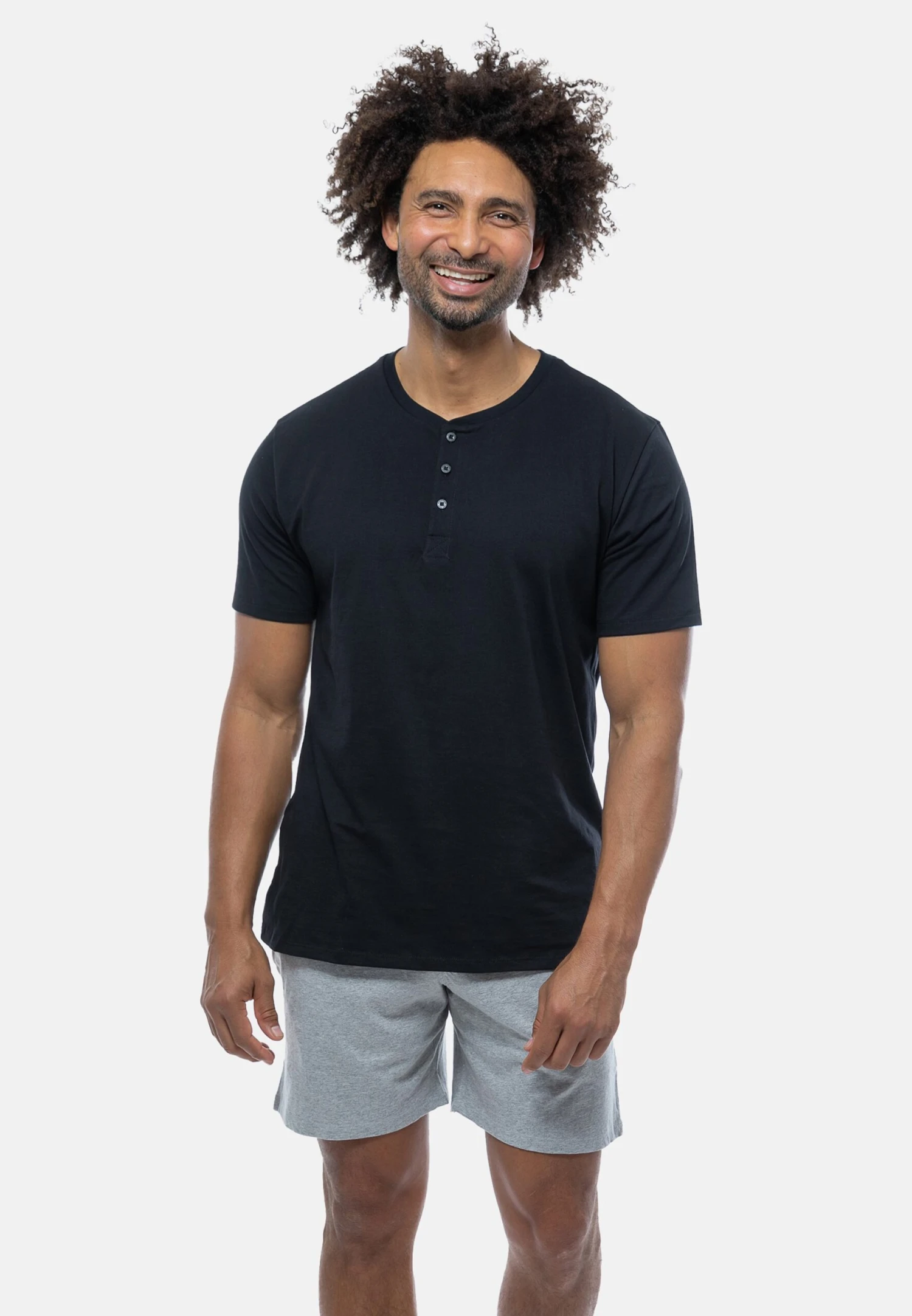 Schiesser Set - Pigiama - Grau Schwarz 3 Schiesser Set - Pigiama - Grau Schwarz