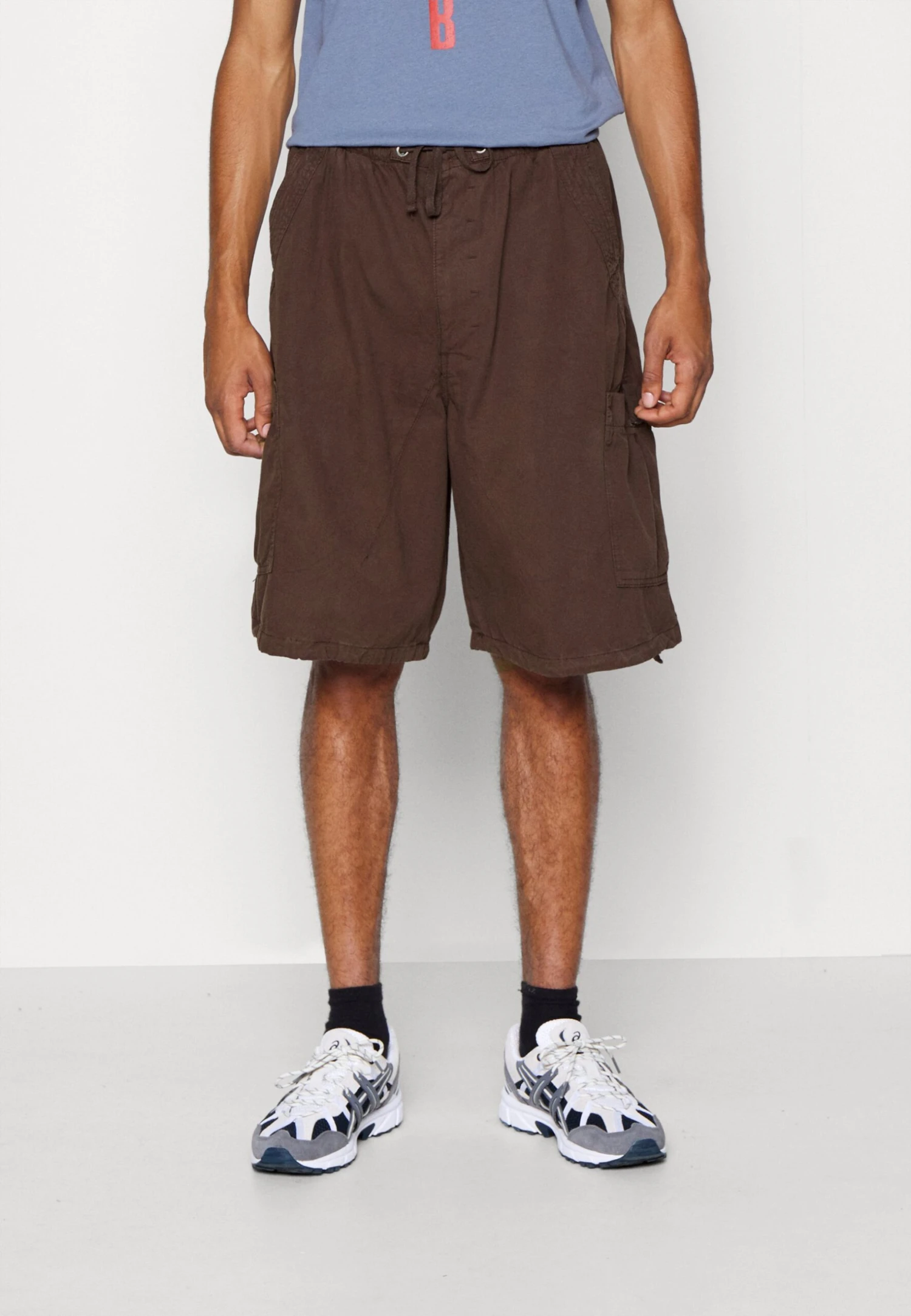 Jaded London Oversized Parachute Cargo ShortsShortsBrown Uomo Bermuda JL022F00F-O11 3 Jaded London Oversized Parachute Cargo ShortsShortsBrown Uomo Bermuda JL022F00F-O11