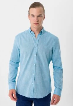 Casual- Camicia - Turquoise -Negozio Di Abbigliamento Zalando 77088894abd24fb39a3726b38a866d0a