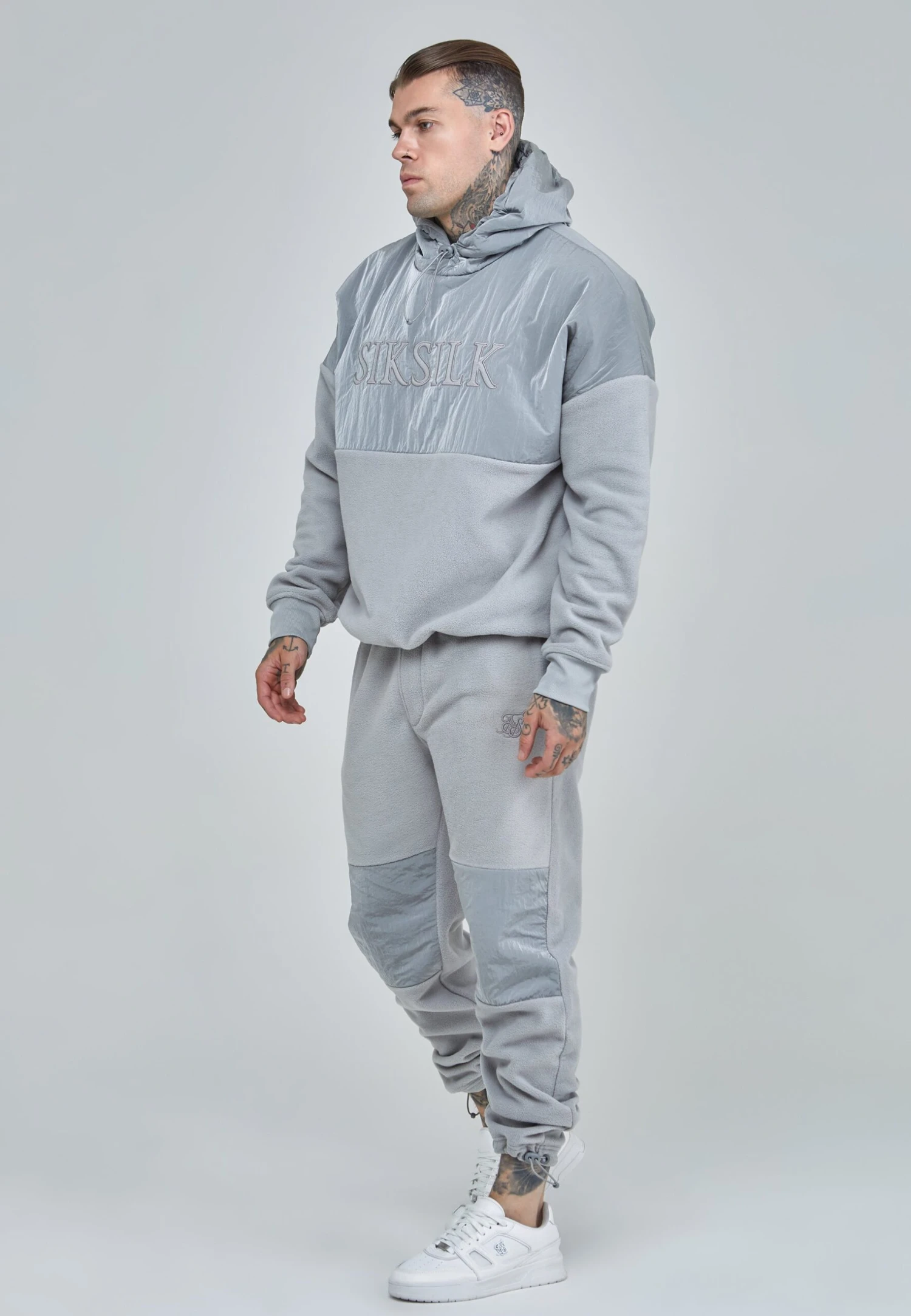 SikSilk PanelledPantaloni SportiviGrey Uomo Pantaloni Sportivi E Joggers SIF22E0FY-C11 4 SikSilk PanelledPantaloni SportiviGrey Uomo Pantaloni Sportivi E Joggers SIF22E0FY-C11 - immagine 2