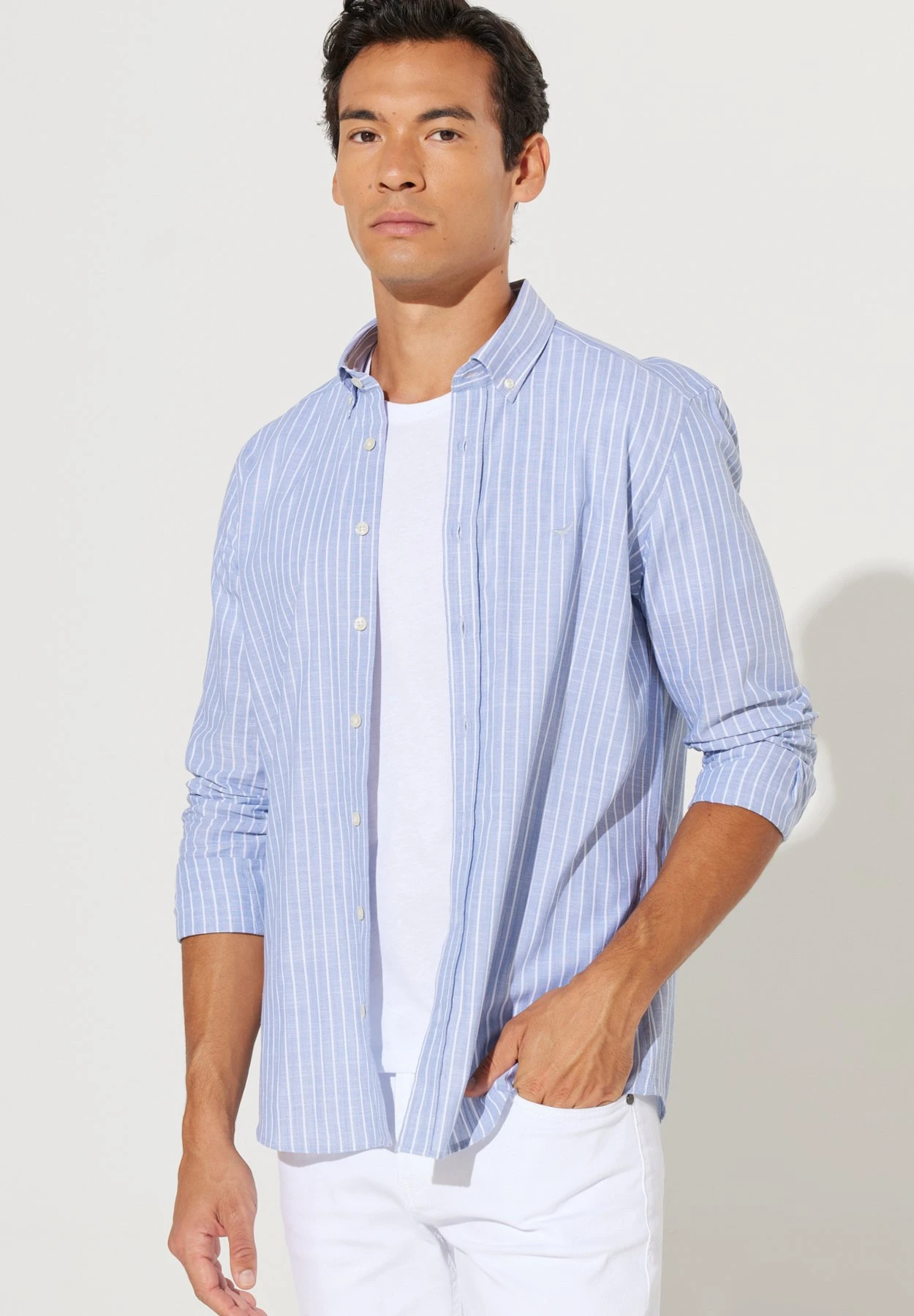 CamiciaWhite Blue Uomo Camicie A7T22D09G-A11 3 CamiciaWhite Blue Uomo Camicie A7T22D09G-A11