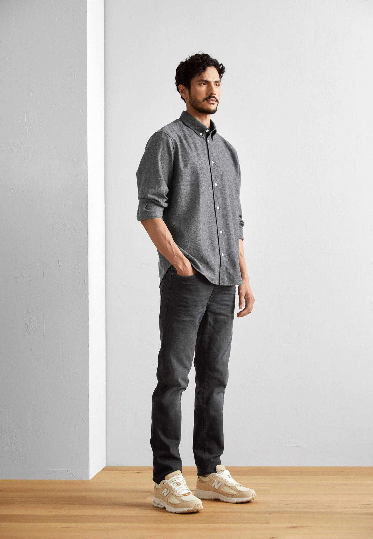 Minimum Waynes CamiciaGrey Melange Uomo Camicie MI422D0AV-C11 4 Minimum Waynes CamiciaGrey Melange Uomo Camicie MI422D0AV-C11 - immagine 2