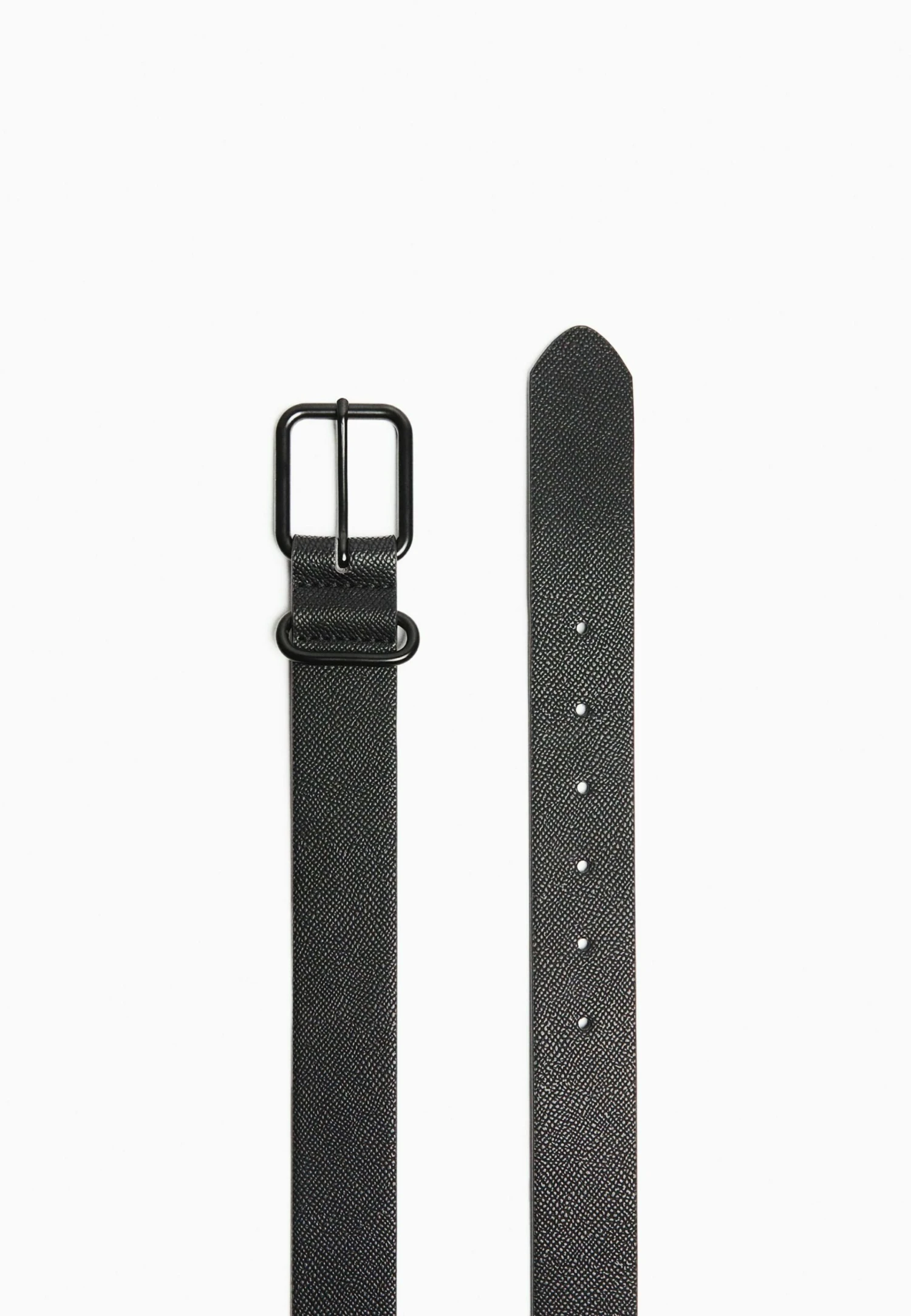 BERSHKA Textured CinturaBlack Uomo Cinture BEJ52D015-Q11 4 BERSHKA Textured CinturaBlack Uomo Cinture BEJ52D015-Q11 - immagine 2