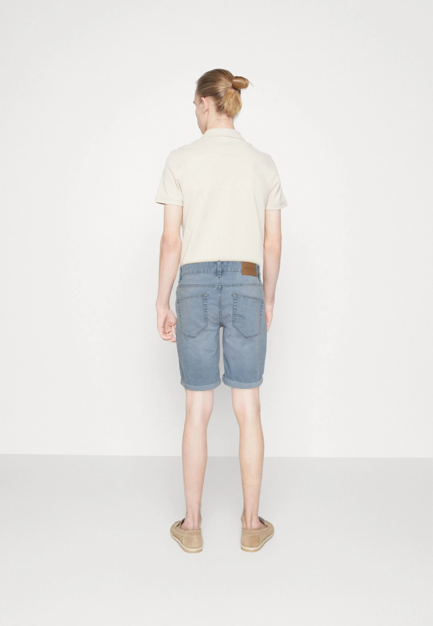 Only & Sons Onsply Life Fold UpShorts Di JeansLight Blue Denim Uomo Bermuda OS322F0DY-K11 5 Only & Sons Onsply Life Fold UpShorts Di JeansLight Blue Denim Uomo Bermuda OS322F0DY-K11 - immagine 3