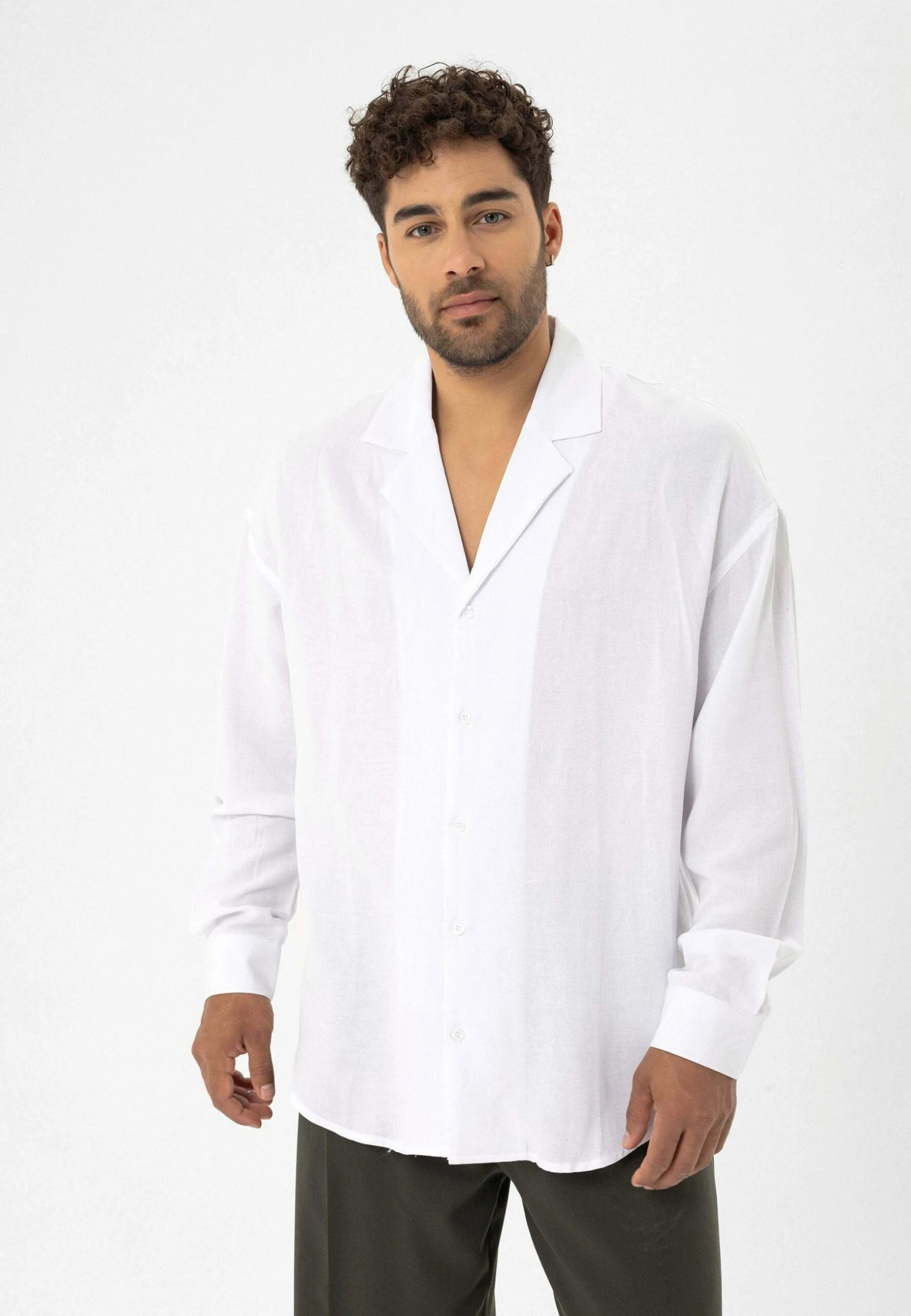 Long Sleeve Collar Detailed - Camicia - White 3 Long Sleeve Collar Detailed - Camicia - White