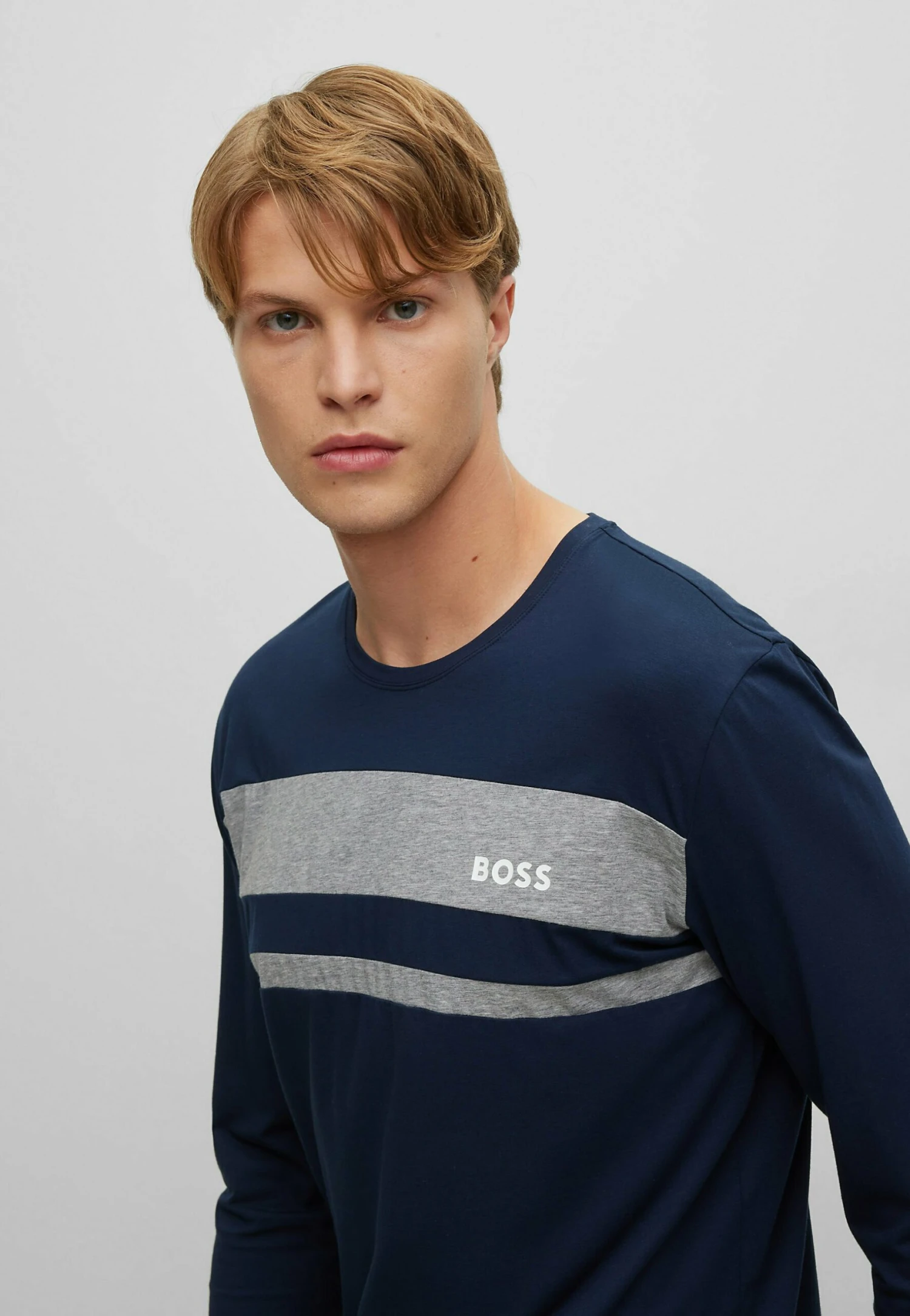 Boss BalanceMaglia Del PigiamaDark Blue Three Uomo Per La Notte BB182N03Y-K11 6 Boss BalanceMaglia Del PigiamaDark Blue Three Uomo Per La Notte BB182N03Y-K11 - immagine 4