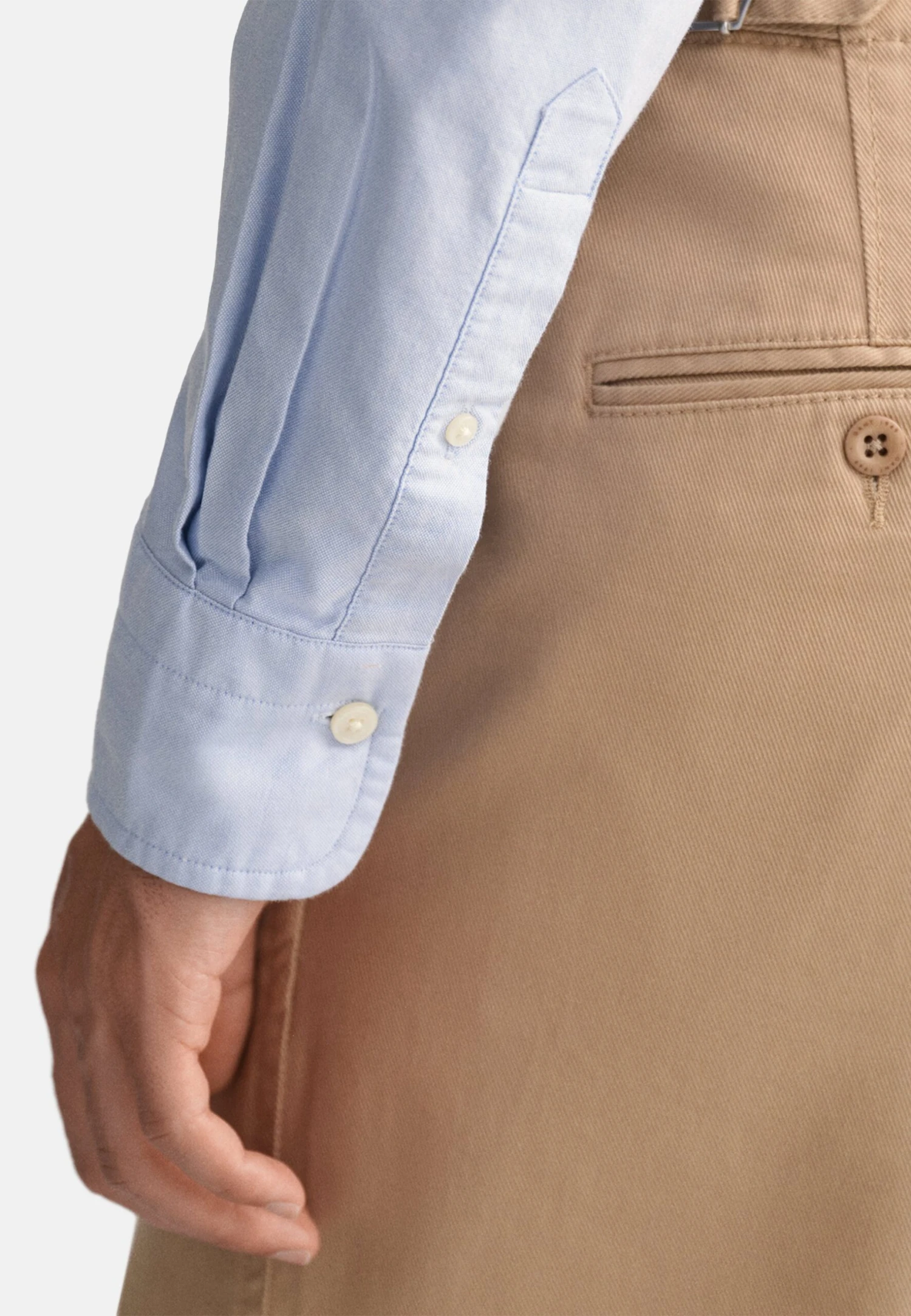 Gant Reg Oxford Shirt - Camicia - Light Blue 8 Gant Reg Oxford Shirt - Camicia - Light Blue - immagine 6