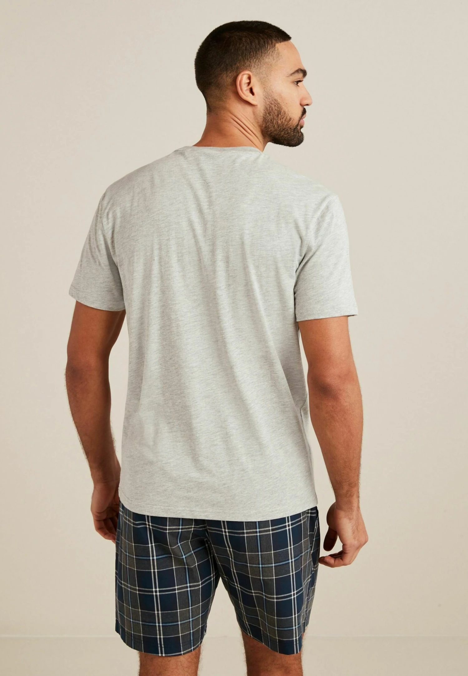 Next Lightweight Short Pyjama Sets 2 Pack - Pigiama - Navy Blue/Grey Check 4 Next Lightweight Short Pyjama Sets 2 Pack - Pigiama - Navy Blue/Grey Check - immagine 2