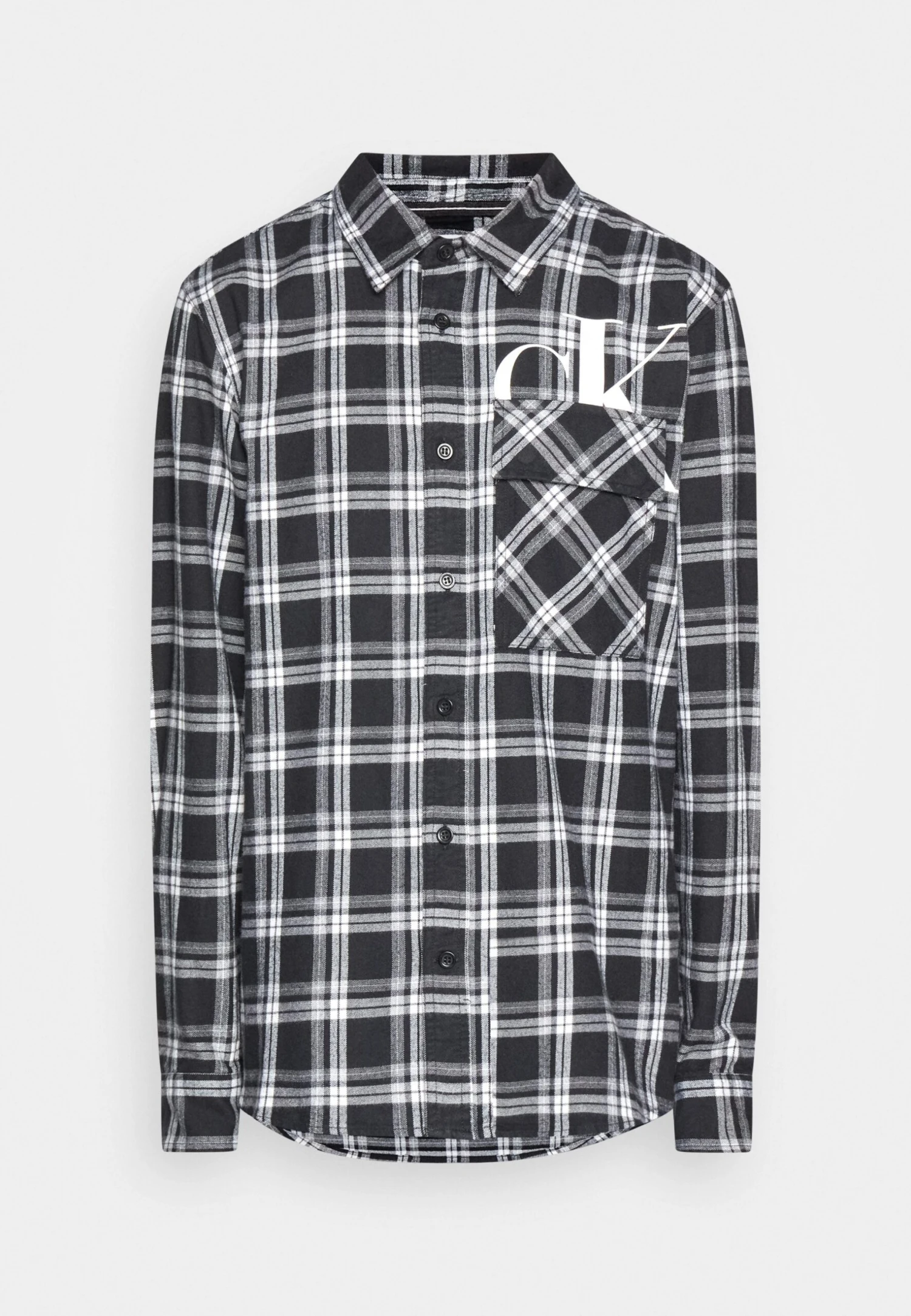 Calvin Klein Jeans Cut Off Check ShirtCamiciaBlack/Bright White Uomo Camicie C1822D06Q-Q11 7 Calvin Klein Jeans Cut Off Check ShirtCamiciaBlack/Bright White Uomo Camicie C1822D06Q-Q11 - immagine 5