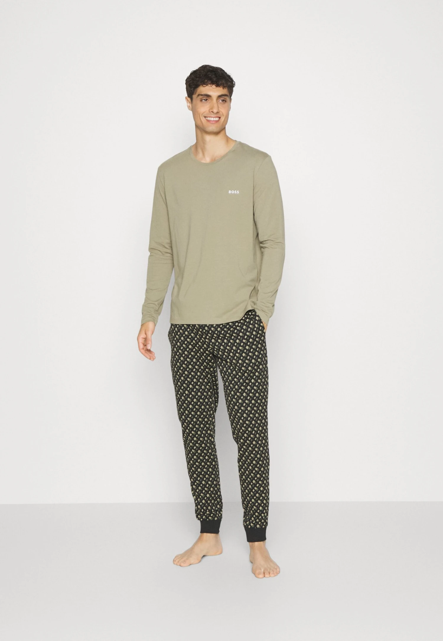Boss Mix&Match Ls RMaglia Del PigiamaLight Pastel Green Uomo Per La Notte BB182N038-E11 4 Boss Mix&Match Ls RMaglia Del PigiamaLight Pastel Green Uomo Per La Notte BB182N038-E11 - immagine 2