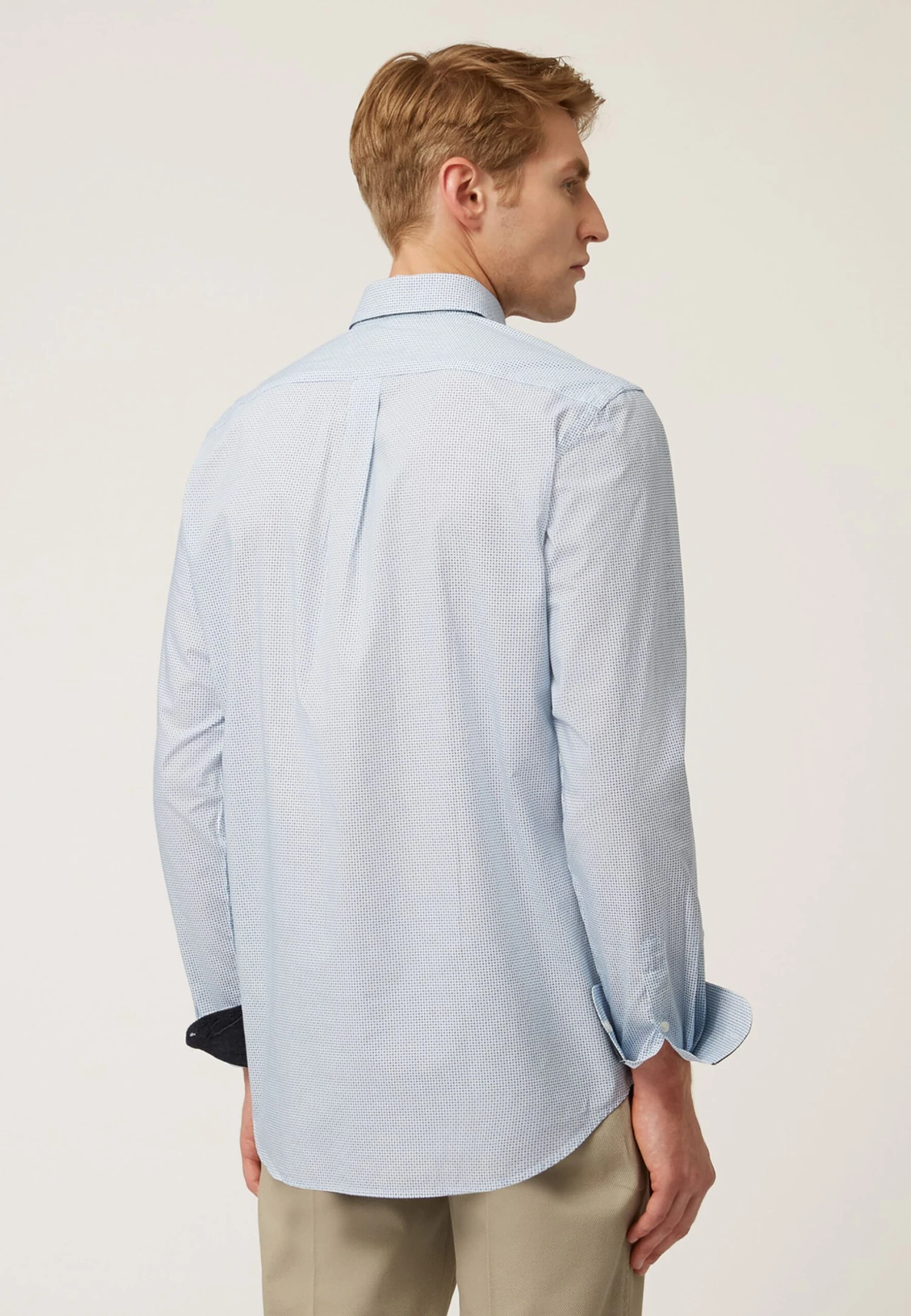 HARMONT&BLAINE Micro FantasiaCamiciaCeleste Uomo Camicie HR422D0AM-K11 5 HARMONT&BLAINE Micro FantasiaCamiciaCeleste Uomo Camicie HR422D0AM-K11 - immagine 3