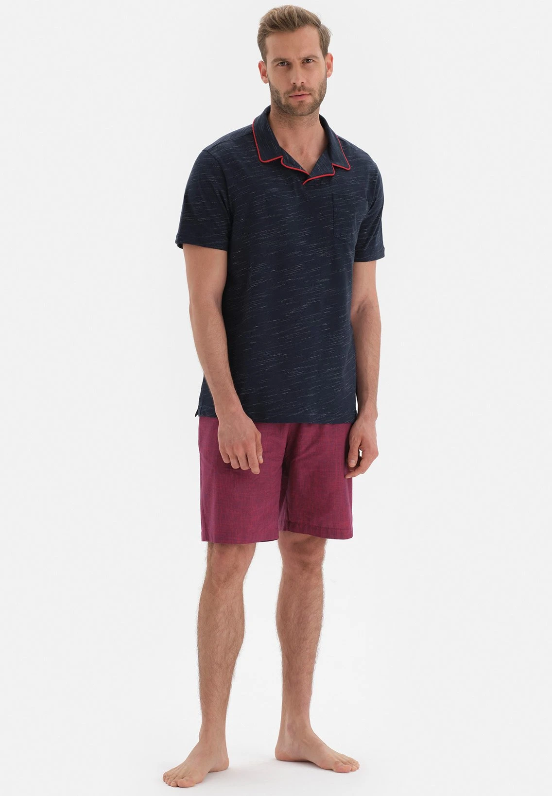 Embroidered - Pigiama - Navy 4 Embroidered - Pigiama - Navy - immagine 2