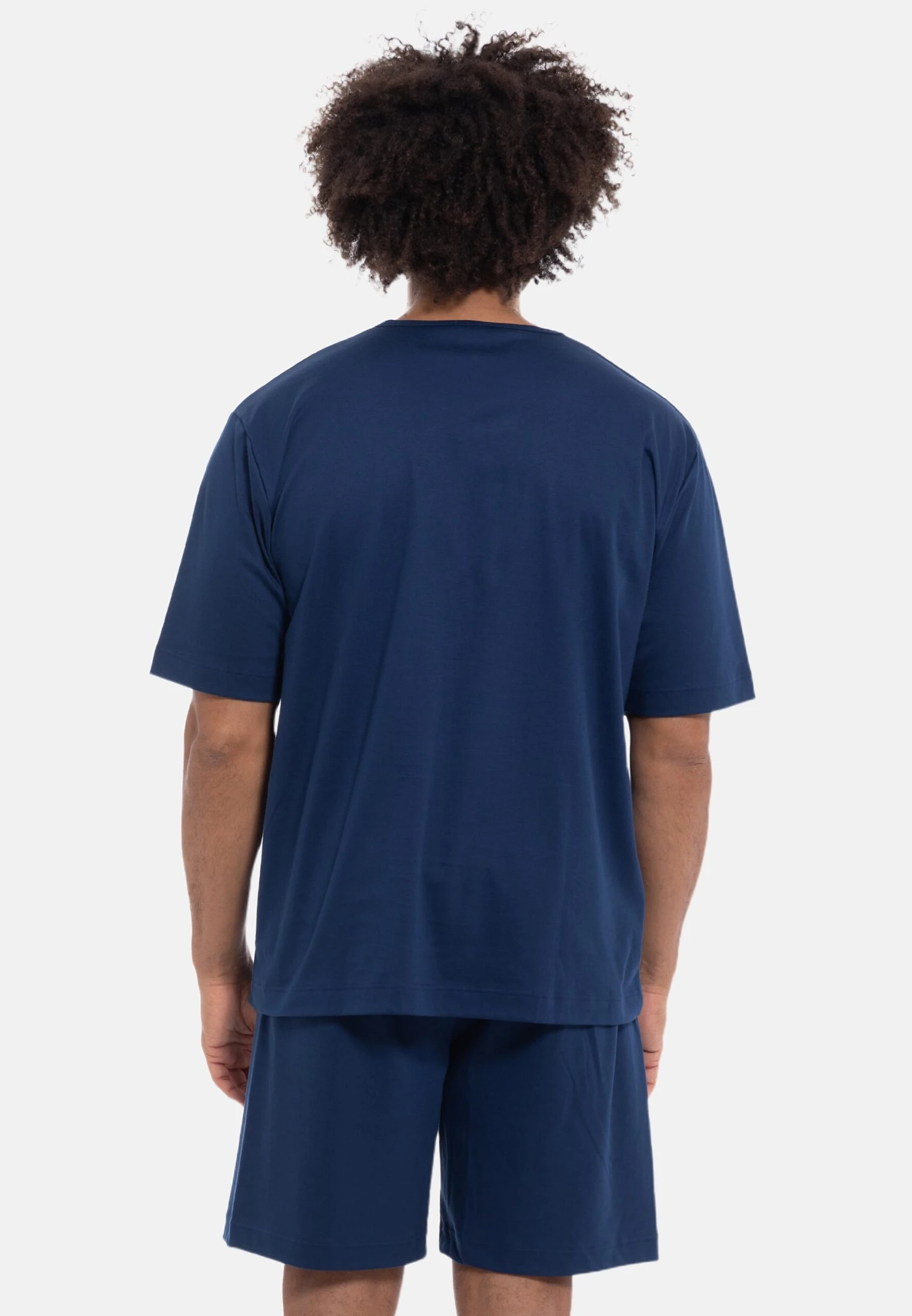 MEY Kurzarm Lounge - Pigiama - Blau 5 MEY Kurzarm Lounge - Pigiama - Blau - immagine 3