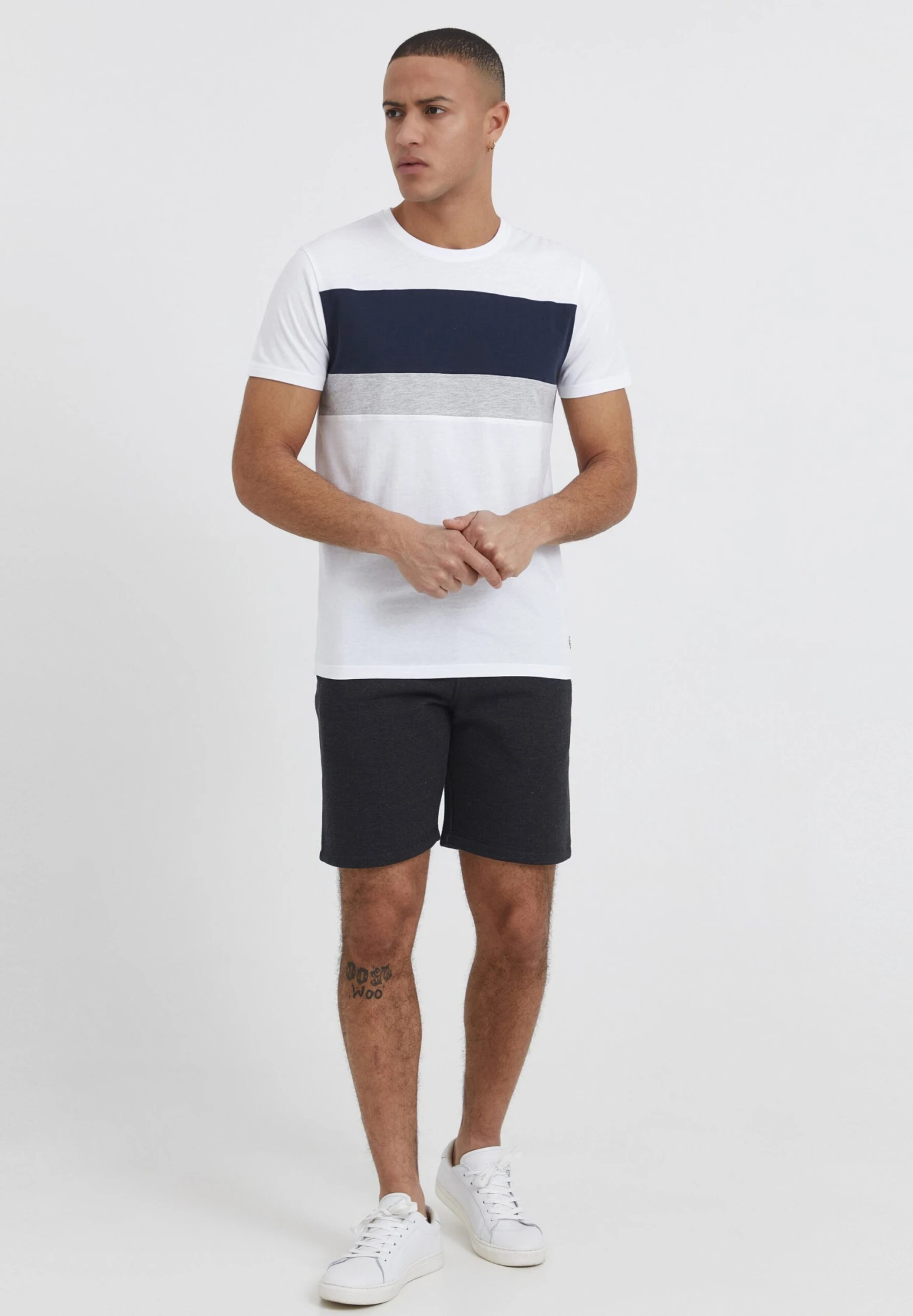 Solid SdtrippoShortsDark Grey Melange Uomo Bermuda SO422F05G-C11 4 Solid SdtrippoShortsDark Grey Melange Uomo Bermuda SO422F05G-C11 - immagine 2