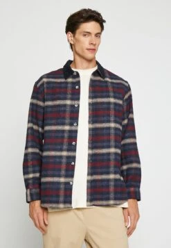 Koton Check Plaid Shirt Neck Detailed - Camicia - Navy 8 Koton Check Plaid Shirt Neck Detailed - Camicia - Navy -Negozio Di Abbigliamento Zalando 993305274ce04049bbe3a123bfffd3ff
