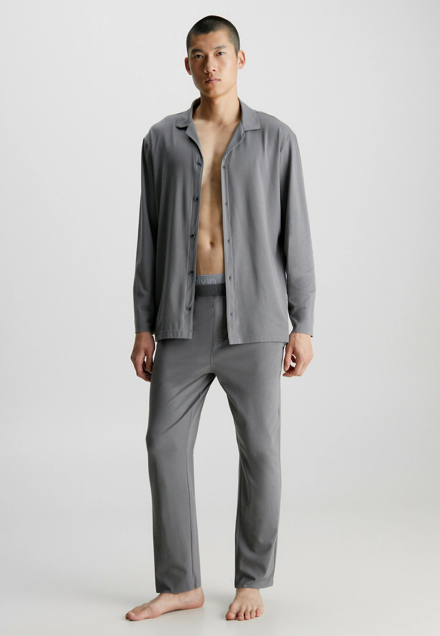 Pantaloni Del PigiamaCharcoal Grey Uomo Per La Notte C1182L038-C12 4 Pantaloni Del PigiamaCharcoal Grey Uomo Per La Notte C1182L038-C12 - immagine 2