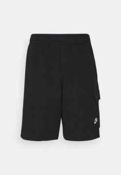 Nike Sportswear Club CargoShortsBlack/White Uomo Pantaloni Sportivi E Joggers NI122F06A-Q11