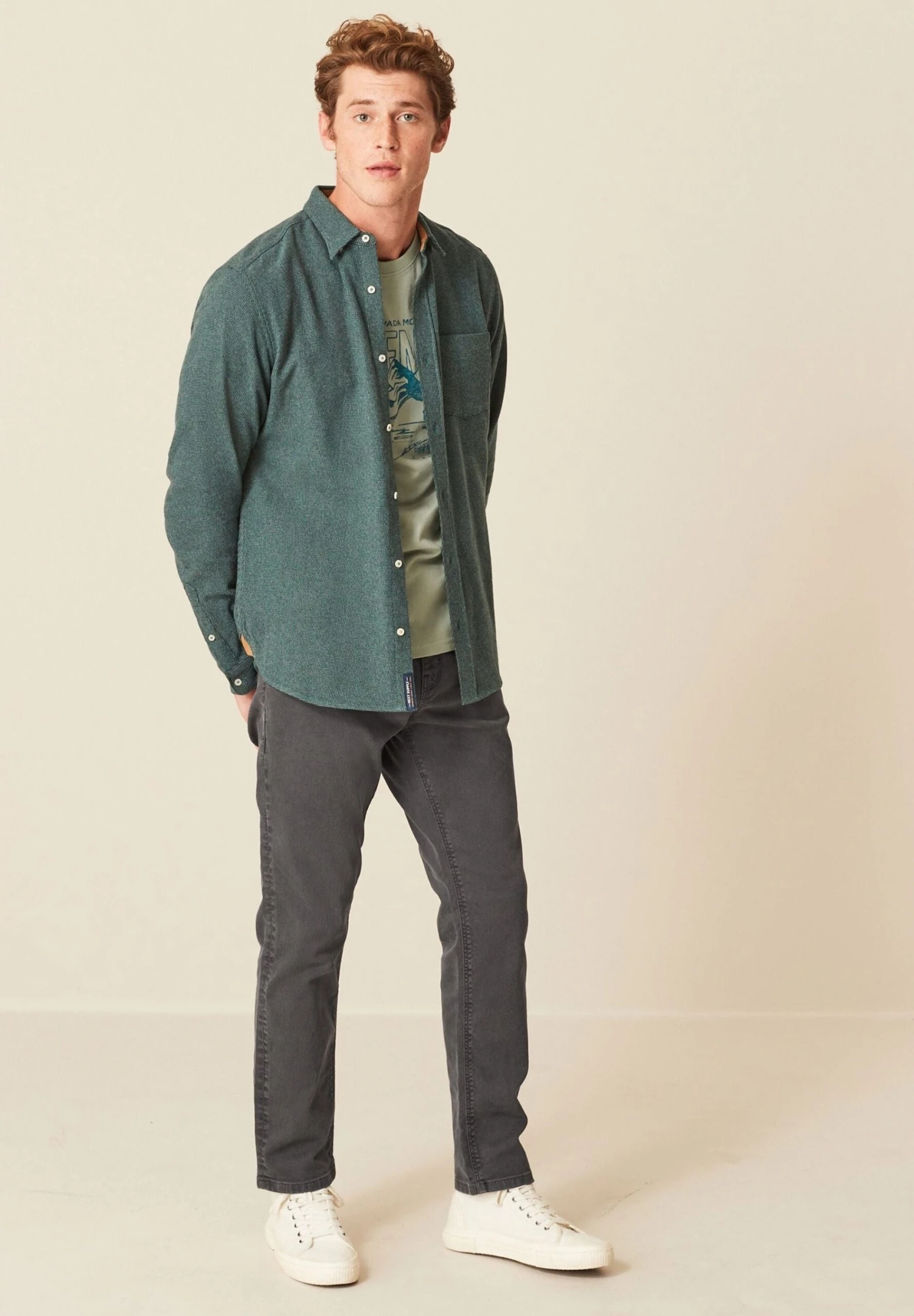 Next CamiciaGreen Uomo Camicie NX322D1RR-M11 3 Next CamiciaGreen Uomo Camicie NX322D1RR-M11