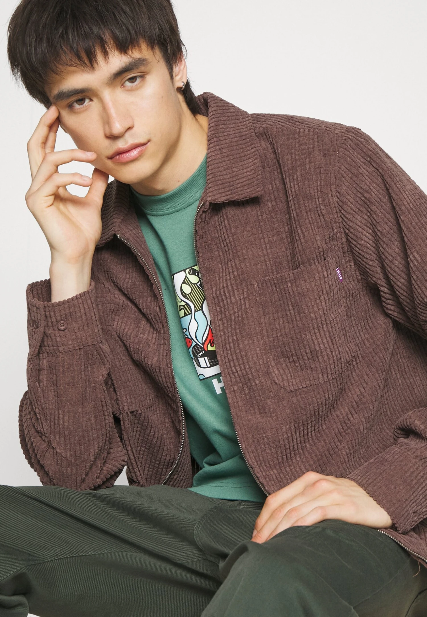 HUF CorneliusZip UnisexCamiciaEggplant Uomo Camicie H0H21004D-O11 6 HUF CorneliusZip UnisexCamiciaEggplant Uomo Camicie H0H21004D-O11 - immagine 4