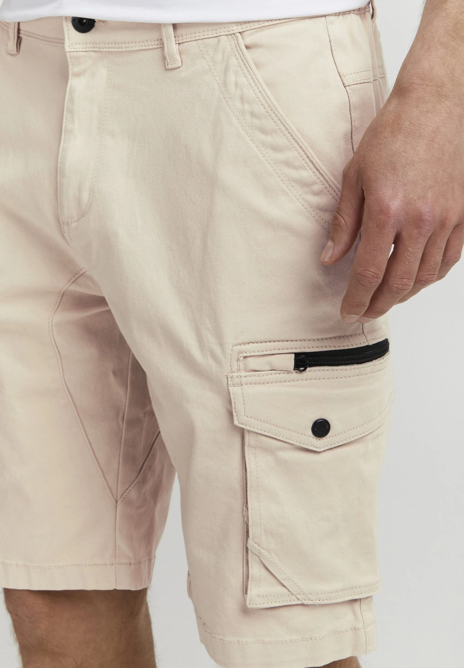 Indicode Jeans Ronjo - Shorts - Fog 6 Indicode Jeans Ronjo - Shorts - Fog - immagine 4