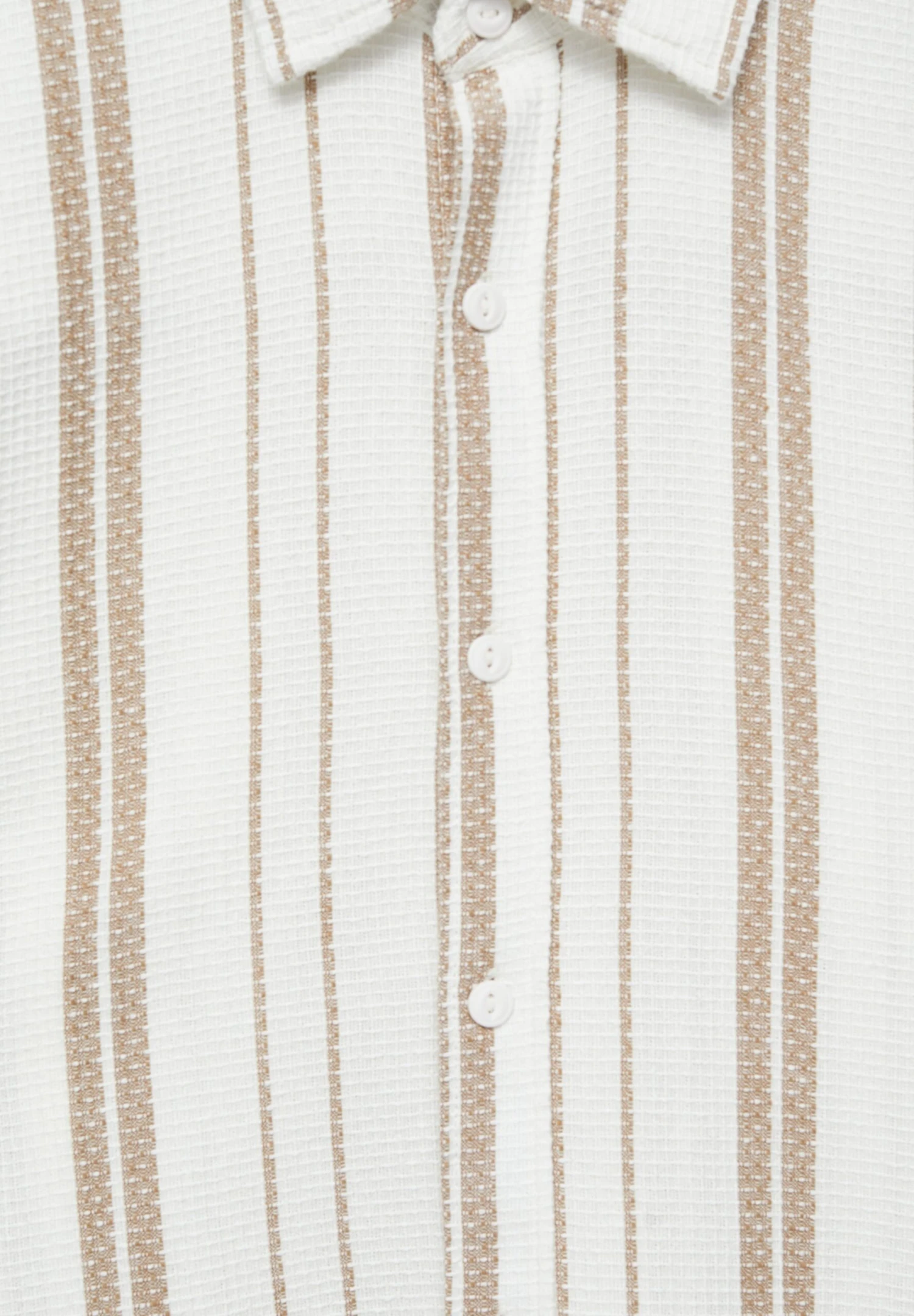 PULL & BEAR Striped Long SleeveCamiciaBeige Uomo Camicie PUC22D0KF-B11 8 PULL & BEAR Striped Long SleeveCamiciaBeige Uomo Camicie PUC22D0KF-B11 - immagine 6