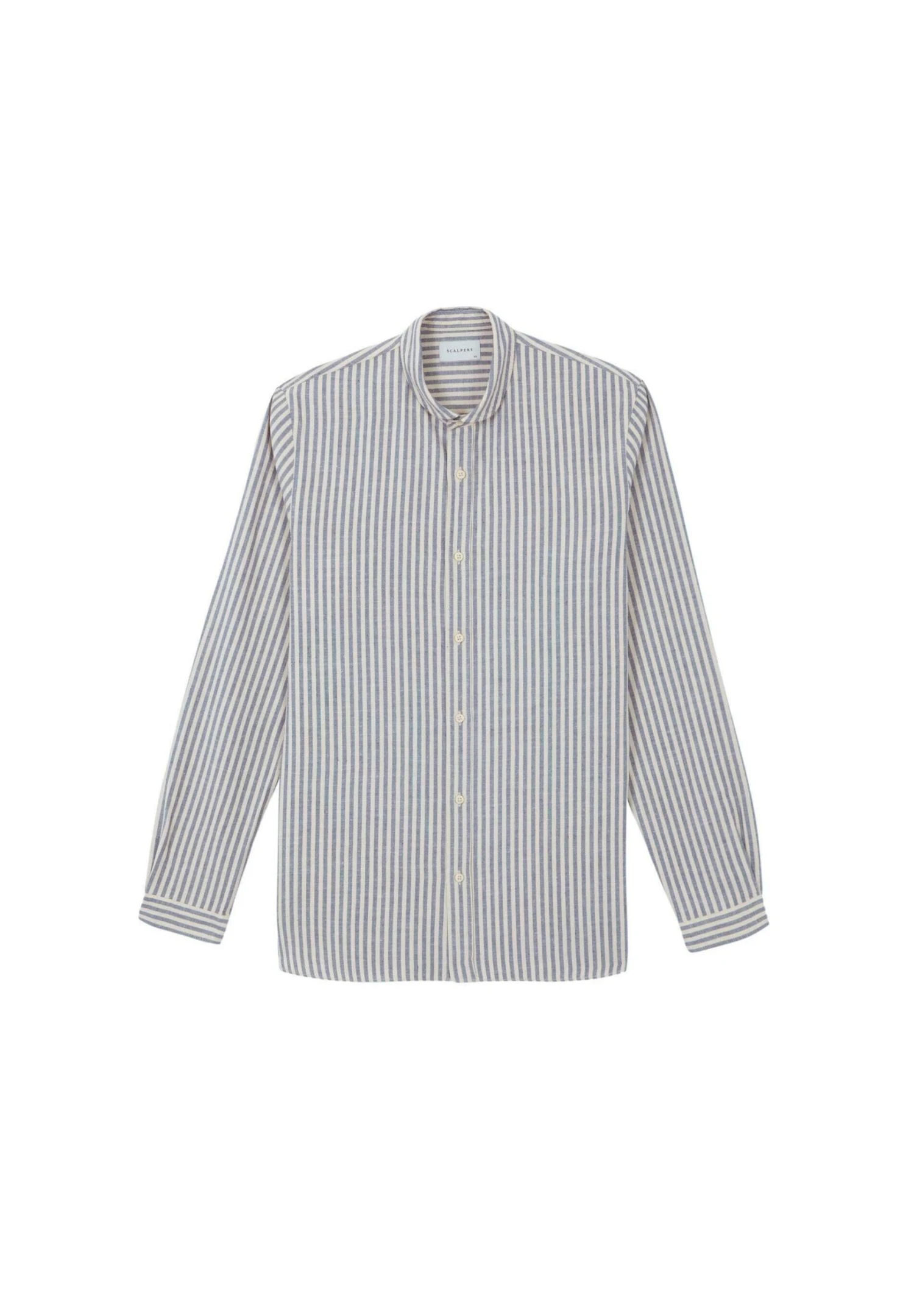Scalpers Striped Rustic CamiciaBlue Stripes Uomo Camicie SCF22D095-K11 8 Scalpers Striped Rustic CamiciaBlue Stripes Uomo Camicie SCF22D095-K11 - immagine 6