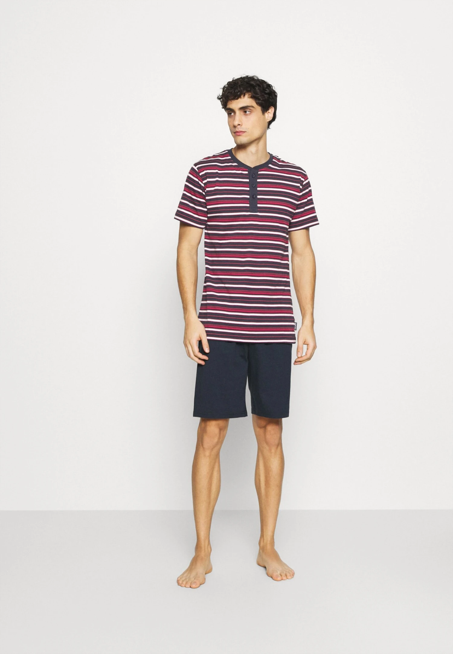 Shorty SetPigiamaBlue Dark Uomo Per La Notte 5CC82M00A-K11 4 Shorty SetPigiamaBlue Dark Uomo Per La Notte 5CC82M00A-K11 - immagine 2