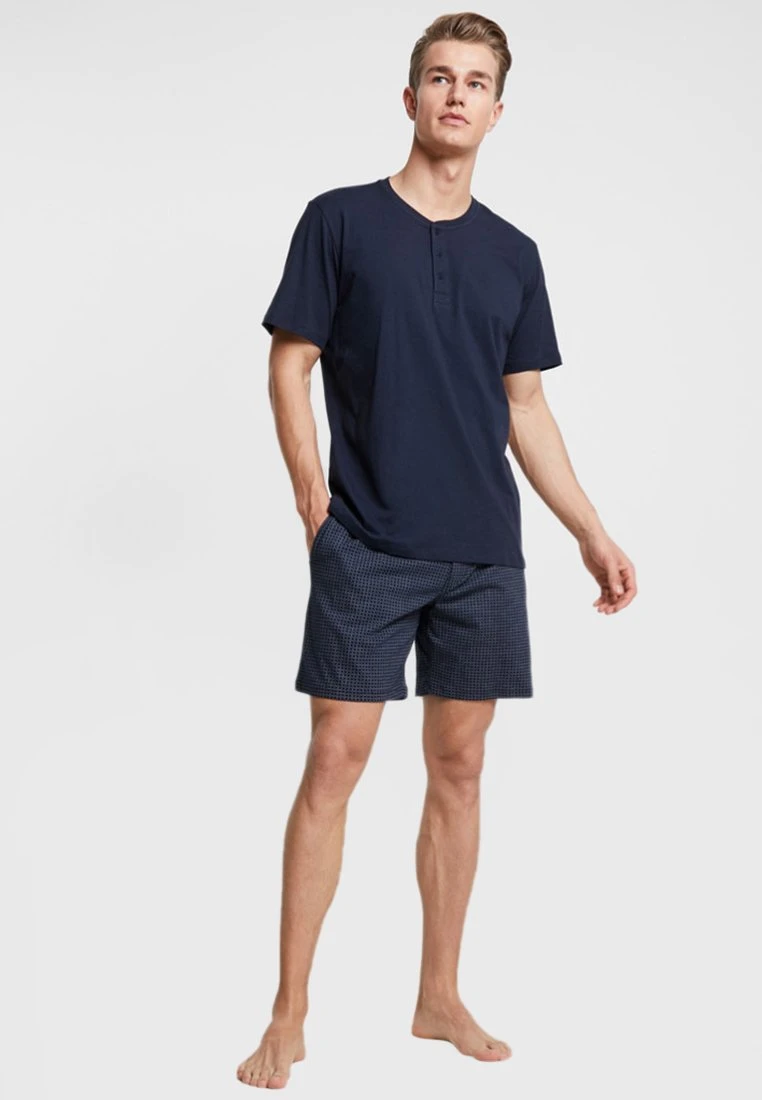 Schiesser Pantaloni Del PigiamaBlue Uomo Per La Notte S5982L00C-K11 4 Schiesser Pantaloni Del PigiamaBlue Uomo Per La Notte S5982L00C-K11 - immagine 2