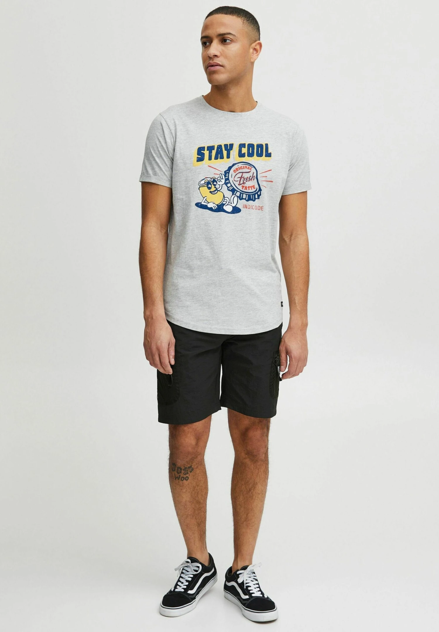 Indicode Jeans Idpeter - Shorts - Black 4 Indicode Jeans Idpeter - Shorts - Black - immagine 2