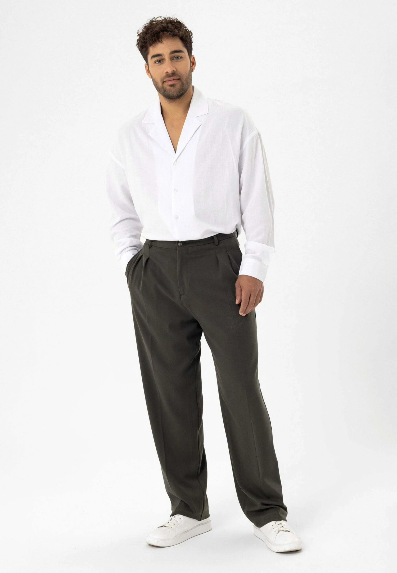 Long Sleeve Collar Detailed - Camicia - White 4 Long Sleeve Collar Detailed - Camicia - White - immagine 2