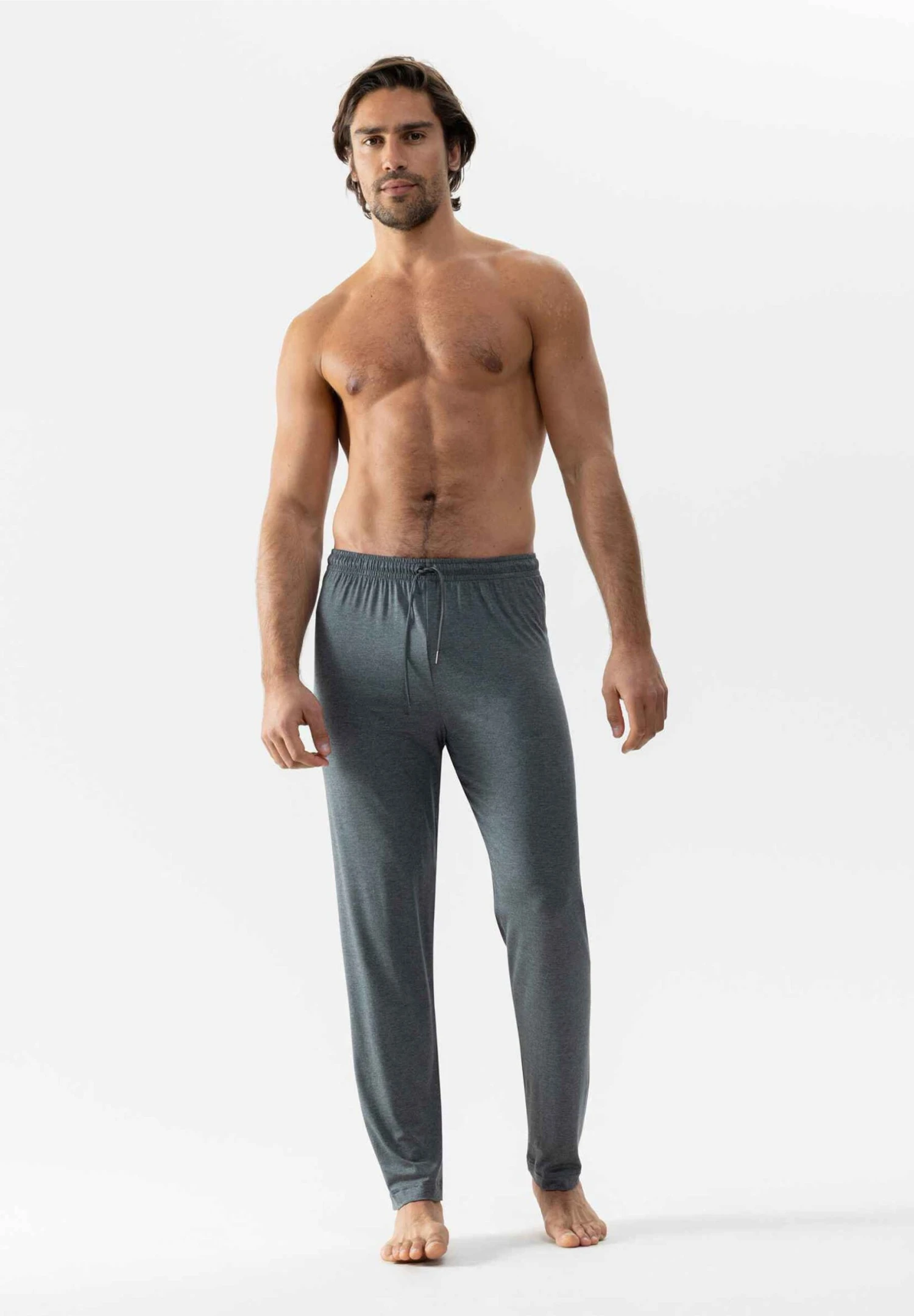 MEY LangPantaloni Del PigiamaQuartz Melange Uomo Per La Notte M9382L04I-C11 3 MEY LangPantaloni Del PigiamaQuartz Melange Uomo Per La Notte M9382L04I-C11