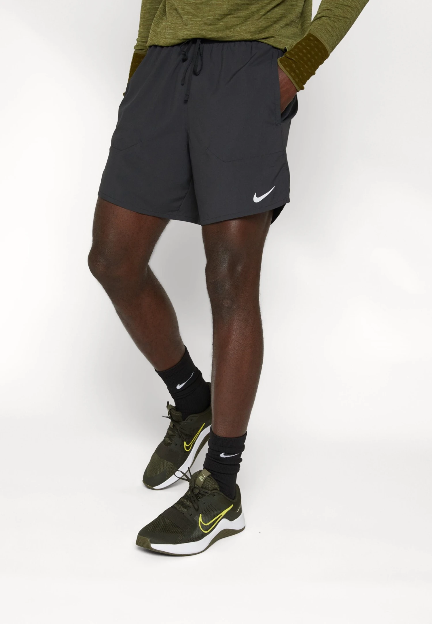 Nike Performance Df Stride 2In1 7In Pantaloncini SportiviBlack Uomo Bermuda N1242E260-Q11 5 Nike Performance Df Stride 2In1 7In Pantaloncini SportiviBlack Uomo Bermuda N1242E260-Q11 - immagine 3