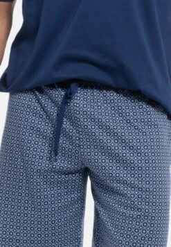 MEY Kurzarm Lounge - Nightwear Set - Pigiama - Blau 10 MEY Kurzarm Lounge - Nightwear Set - Pigiama - Blau -Negozio Di Abbigliamento Zalando b2c6eecc4a0e4495a1fb1446bfba3c54