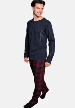 1 Pack Special SetPigiamaBlau Rot Uomo Per La Notte PHN82M00B-T11