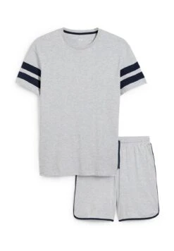 PigiamaLight Gray Melange Uomo Per La Notte C6F82M043-C11 -Negozio Di Abbigliamento Zalando b3915731f14c499a9bdf49ceb69b06e3