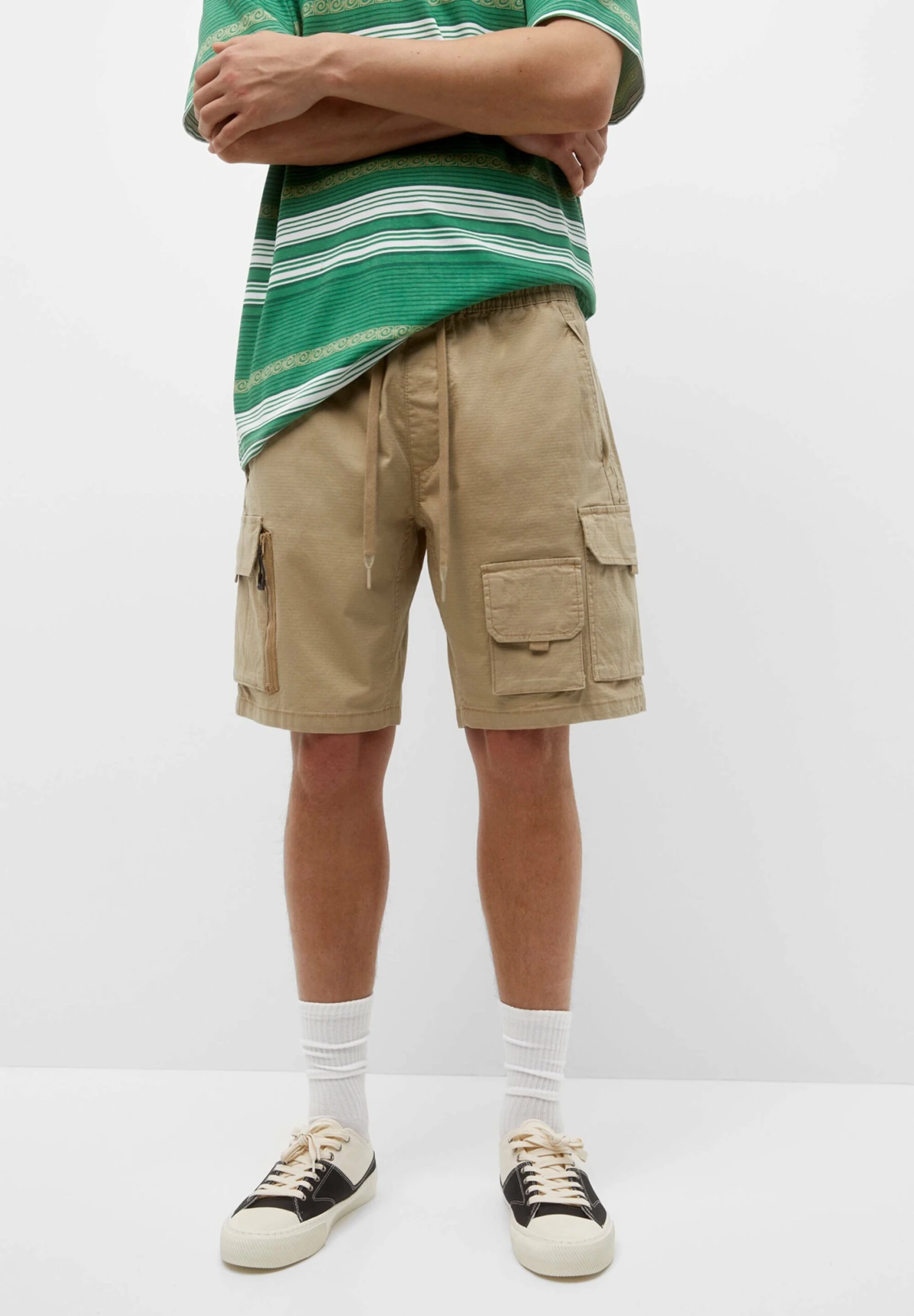 PULL & BEAR Bermuda- Shorts - Ochre 3 PULL & BEAR Bermuda- Shorts - Ochre