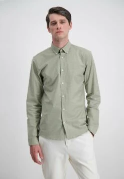 Lindbergh Oxford Superflex LsCamiciaDusty Army Mix Uomo Camicie LG522D05M-M11