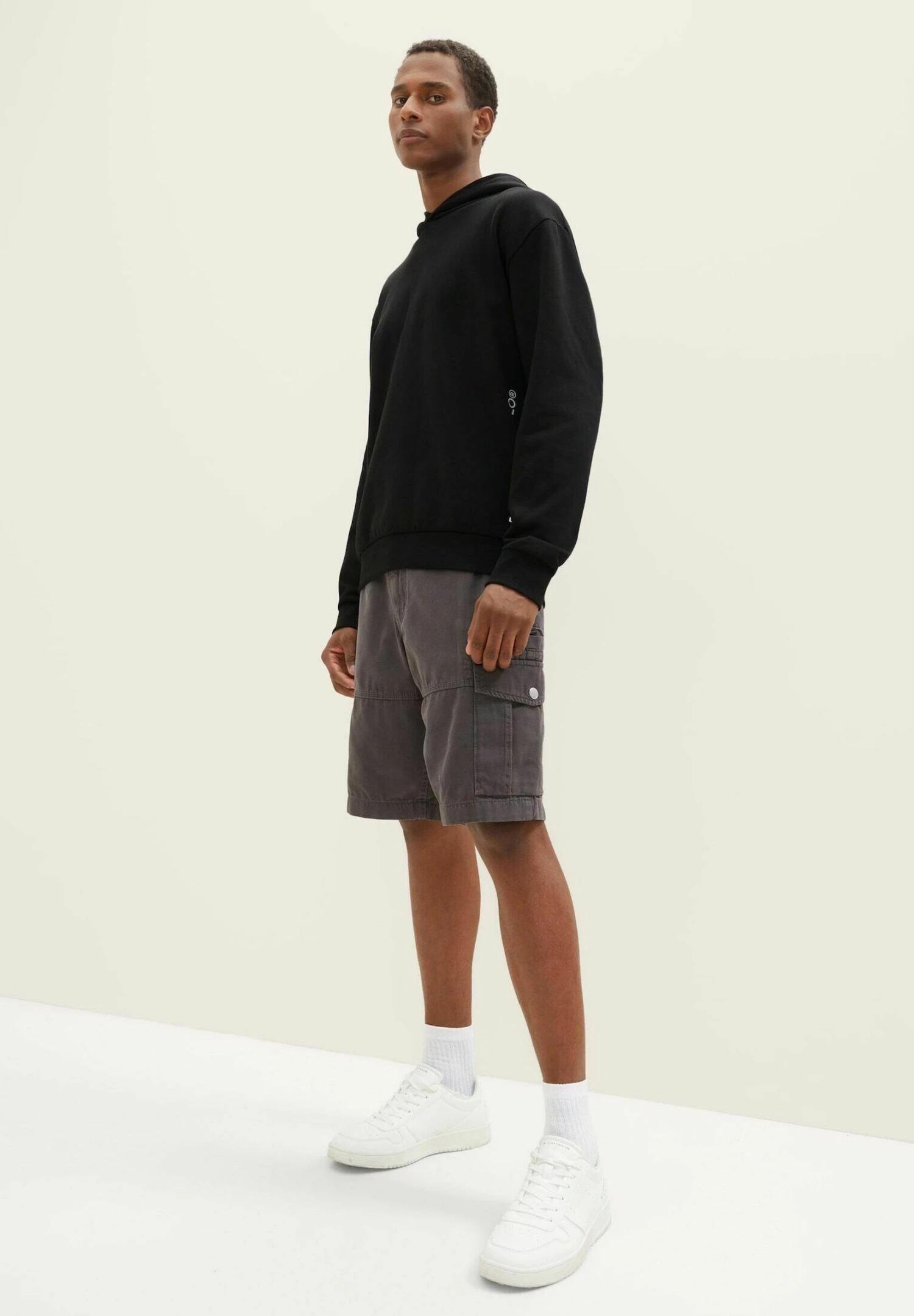 Tom Tailor Shorts - Tarmac Grey 7 Tom Tailor Shorts - Tarmac Grey - immagine 5