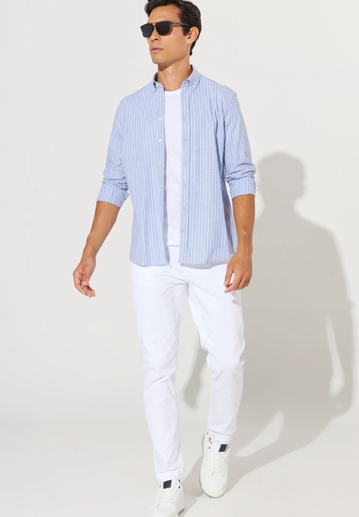 CamiciaWhite Blue Uomo Camicie A7T22D09G-A11 8 CamiciaWhite Blue Uomo Camicie A7T22D09G-A11 - immagine 6