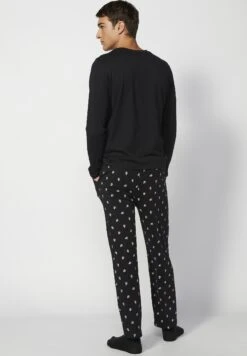 Koroshi SetPigiamaBlack Uomo Per La Notte KOL82M004-Q11 -Negozio Di Abbigliamento Zalando ba6d56506cd64b429d083f0f02b7f450