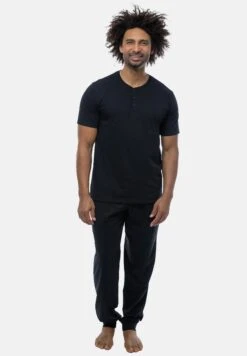 Schiesser Mix Set - Pigiama - Schwarz Gemustert