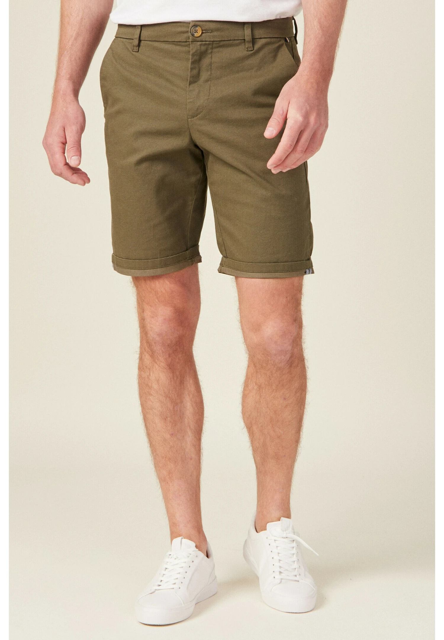 Umweltfreundliche Bermuda - Shorts - Taupe 3 Umweltfreundliche Bermuda - Shorts - Taupe