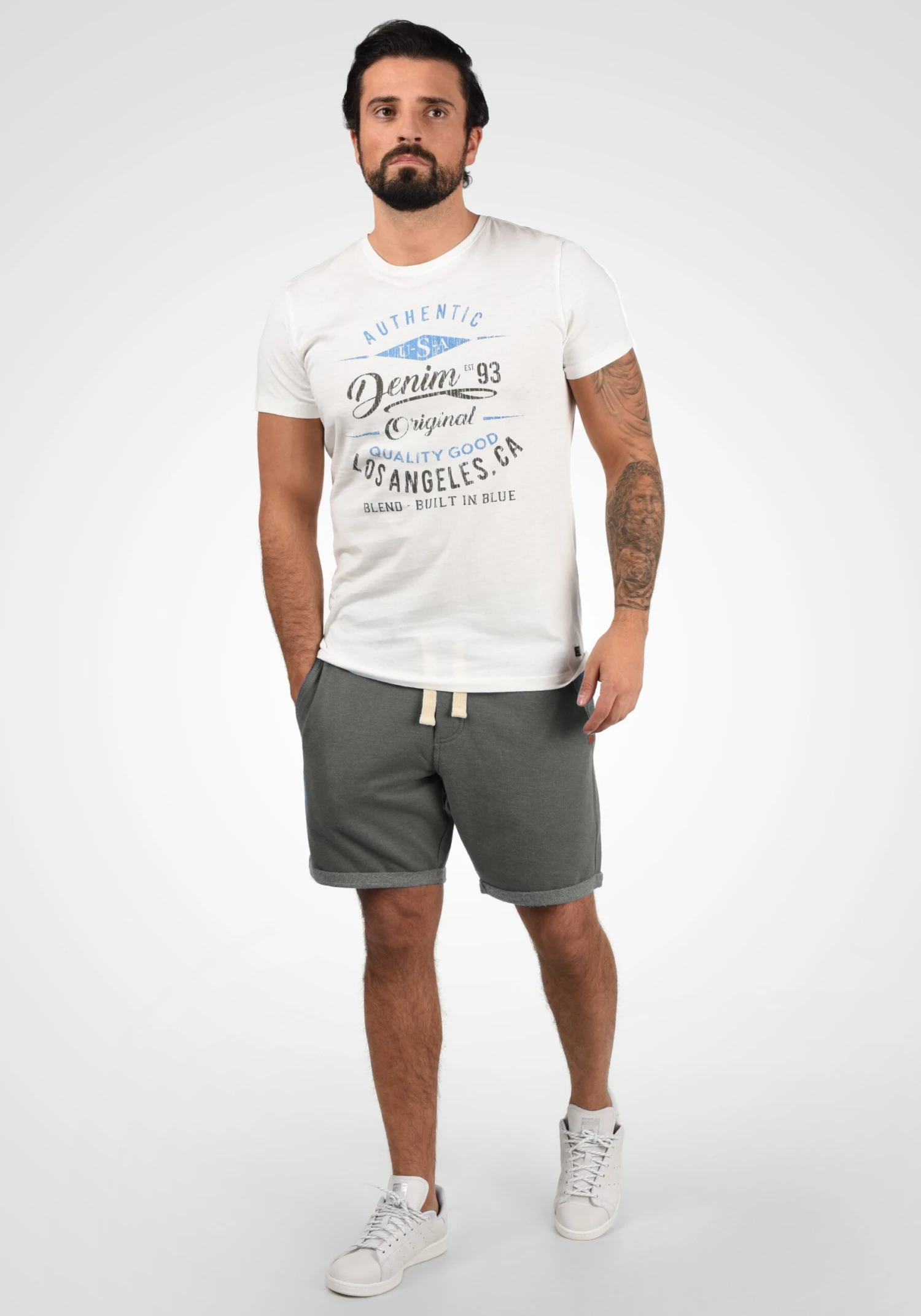 Blend Bhtimo - Shorts - Dark Grey 4 Blend Bhtimo - Shorts - Dark Grey - immagine 2