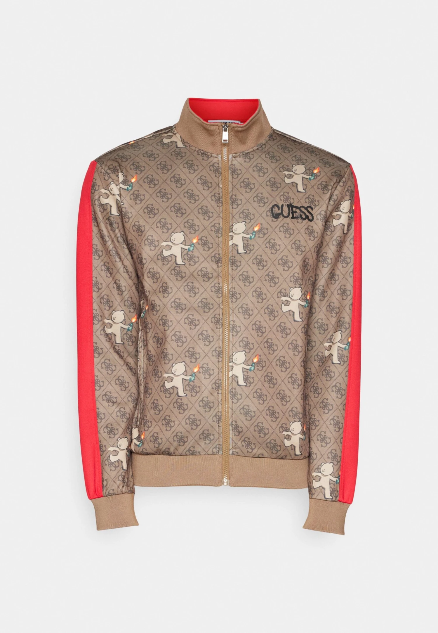 Guess Banksy Full Zip TracksuitGiacca SportivaBrown Uomo Pantaloni Sportivi E Joggers GU122T0GI-B11 7 Guess Banksy Full Zip TracksuitGiacca SportivaBrown Uomo Pantaloni Sportivi E Joggers GU122T0GI-B11 - immagine 5