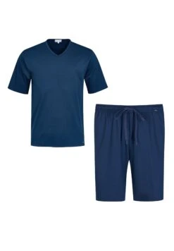 MEY Kurzarm Lounge - Pigiama - Blau 11 MEY Kurzarm Lounge - Pigiama - Blau -Negozio Di Abbigliamento Zalando c05ef139019c4eec82f5a4dc774d2f77