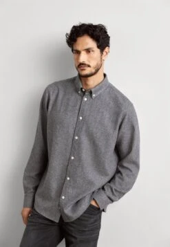 Minimum Waynes CamiciaGrey Melange Uomo Camicie MI422D0AV-C11